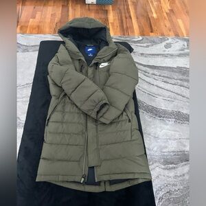 Charter Club Women's Green Puffer Jacket